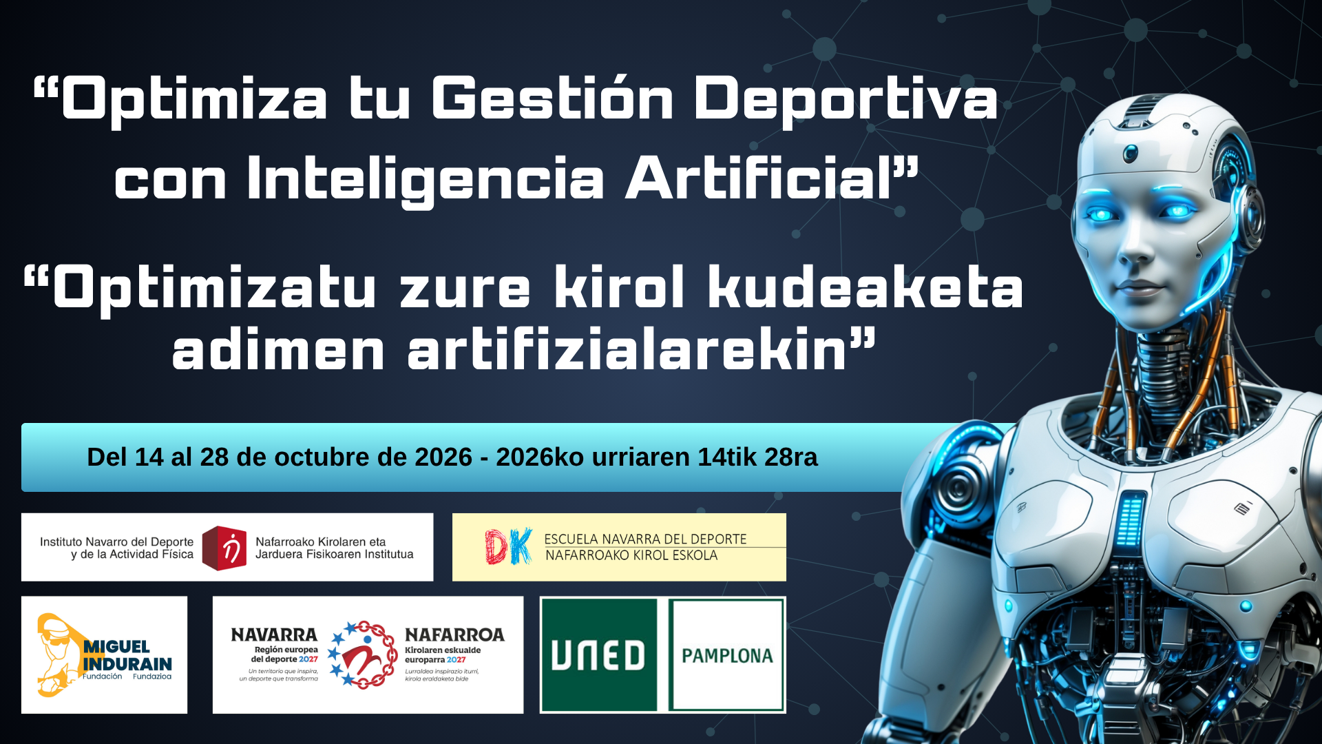 “Optimiza tu Gestión Deportiva con Inteligencia Artificial"